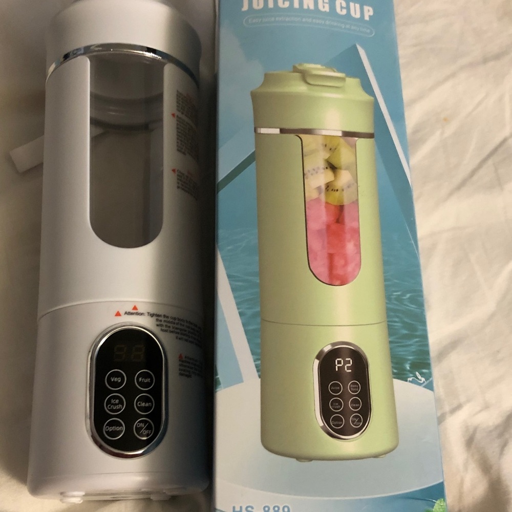 Portable Electric Juicer Blender Cup - Green